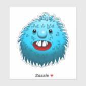 Fluffy & Cute Vinyl Sticker (Vel)