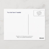 Fluffy Dog Briefkaarten (Achterkant)