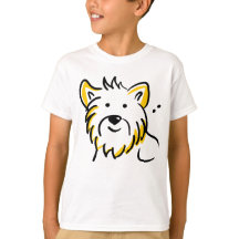 Fluffy Dog Face T-shirt | Schattigee Pet Lover Gif