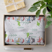 Fluffy Farts Funny Snowman Tissuepapier (Geschenk)