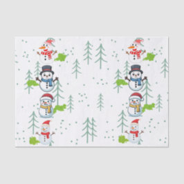 Fluffy Farts Grappige Sneeuwman Tissuepapier