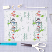 Fluffy Farts Grappige Sneeuwman Tissuepapier (Craft)