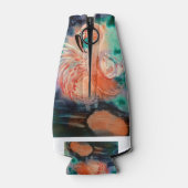 Fluffy Flamingo Flesjeskoeler (Achterkant)