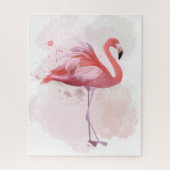 Fluffy Flamingo Legpuzzel (Verticaal)