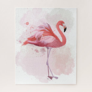 Fluffy Flamingo Legpuzzel
