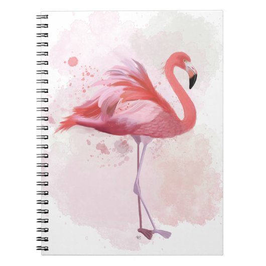 Fluffy Flamingo Notitieboek (Voorkant)