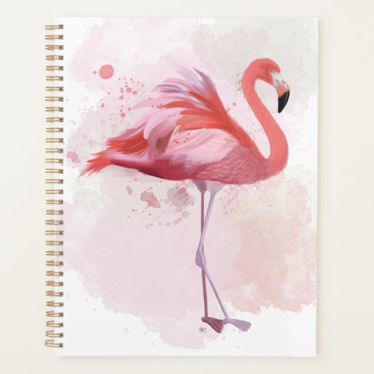 Fluffy Flamingo Planner (Voorkant)