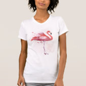 Fluffy Flamingo T-shirt (Voorkant)