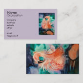 Fluffy Flamingo Visitekaartje (Voorkant / Achterkant)