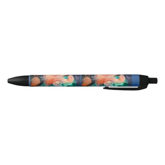 Fluffy Flamingo Zwarte Inkt Pen (Bodem)