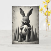 Fluffy Friend Egg Keepsake Card Kaart (Gele Bloem)