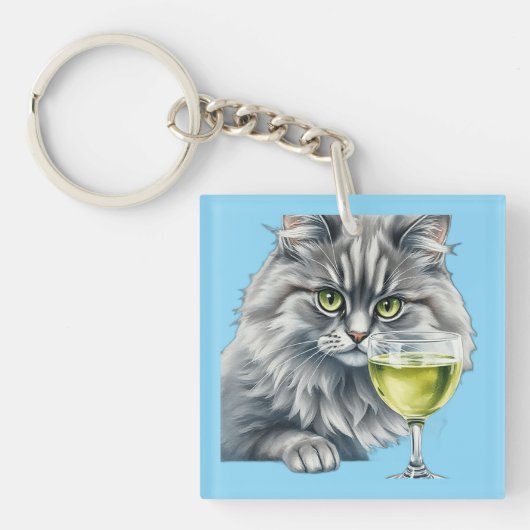 Fluffy Friend en Absinthe Sleutelhanger (voorkant)