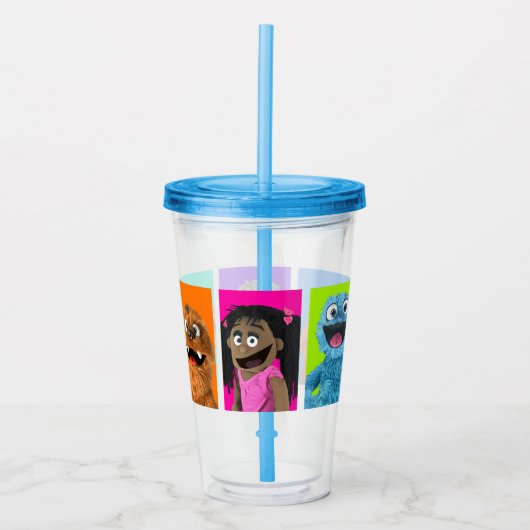 Fluffy Friends Acryl Drinkbeker (Voorkant)