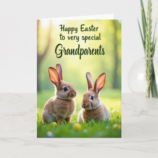 Fluffy Friends Springtime Card Kaart (Voorkant)