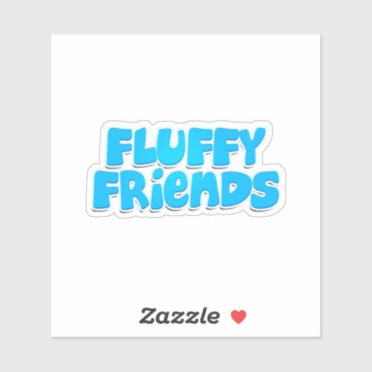Fluffy Friends Sticker (Vel)