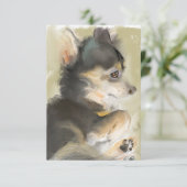 Fluffy Fritter Art Kaart (Staand voorkant)