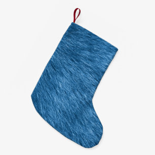 Fluffy Fur, bont, pelage - blauw Kleine Kerstsok