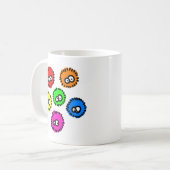 Fluffy Germs Koffiemok (Voorkant links)