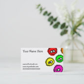 Fluffy Germs Visitekaartje (Staand voorkant)