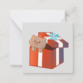 Fluffy Gift: Notitiekaartje