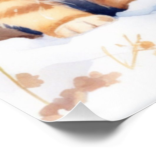 Fluffy Ginger Kittens Perfect Poster (Hoek)