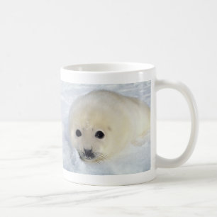 Fluffy Harp Seal Pup Koffiemok