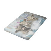 Fluffy Highland Calves Bubble Bath Boerderij Scene Badmat (Gekanteld)