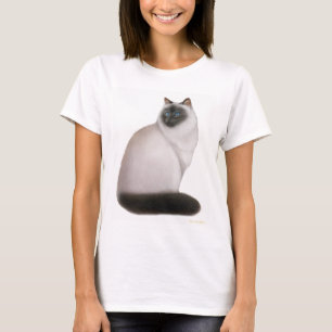 Fluffy Himalayan Cat Baby Doll Shirt