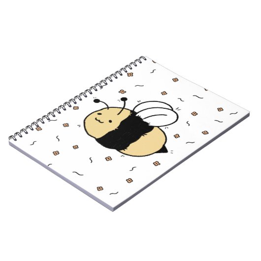 Fluffy hommel notitieboek (Linkerzijde)