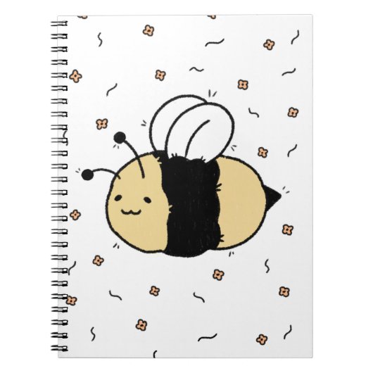 Fluffy hommel notitieboek (Voorkant)