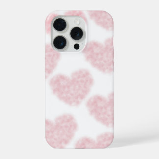 Fluffy Katoenen Hart iPhone 15 Pro Case