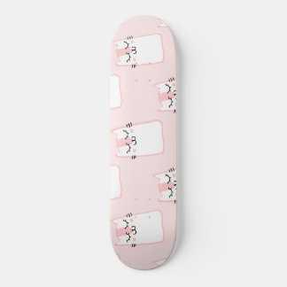 Fluffy Kawaii Strawberry Marshmallow Katten Persoonlijk Skateboard