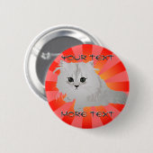 Fluffy Kitten Button (Voorkant /achterkant)