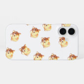 Fluffy Kitten Cute Pattern Phone Case iPhone 16 Hoesje (Achterkant horizontaal)