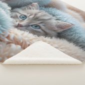 Fluffy Kitten in een Zachte Deken (3/4)