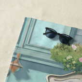 Fluffy Kitten met Lollipop bij Pastry Shop Strandlaken (In situ)