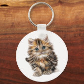 Fluffy Kitten Sleutelhanger (Voorkant)