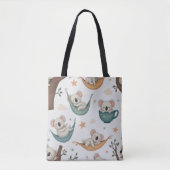 Fluffy Koala Alle Canvas tas (Voorkant)