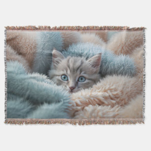 Fluffy Konijn is vervangen door: Zachte Kitten in  Deken