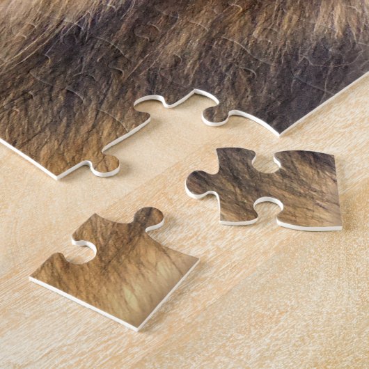 Fluffy Leonberger dog Legpuzzel (Zijkant)