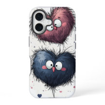 Fluffy Love Duo - Cute Anime Hoesje