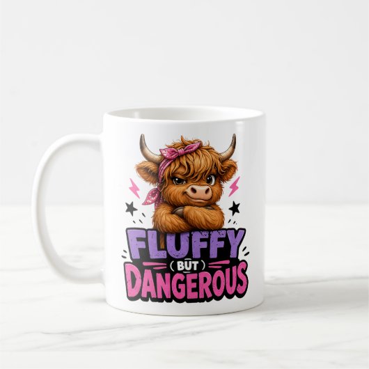 Fluffy maar gevaarlijk koffiemok (Links)