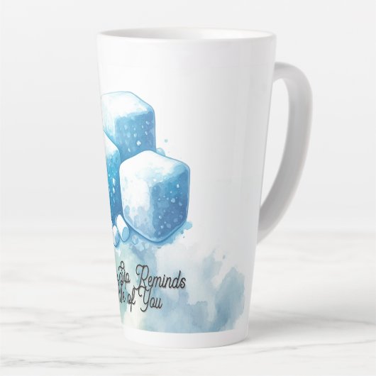 Fluffy Marshmallow-herinnering Latte Mok (Rechterhoek)