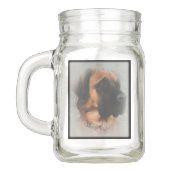 Fluffy Mastiff Mason Jar (Achterkant)