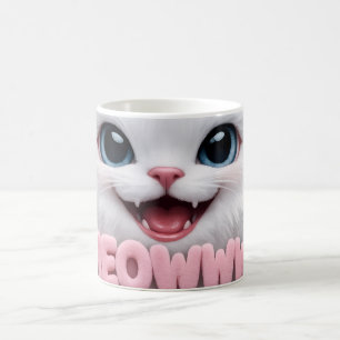 Fluffy Meoww Kat Kopje Koffiemok