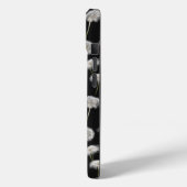 Fluffy paardenbloemen op zwart Case-Mate iPhone case (Achterkant / Links)