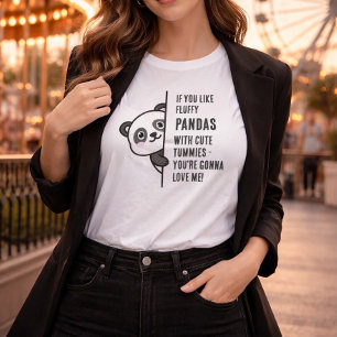 Fluffy Panda / Love Me T-shirt