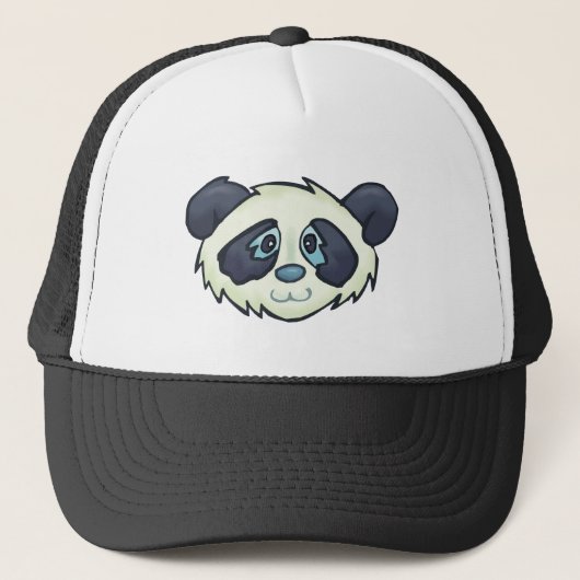 Fluffy Panda Trucker Pet (Voorkant)