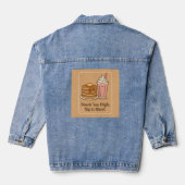 Fluffy Pannenkoeken & Vers Sinaasappel Juice – Ont Denim Jacket (Achterkant)