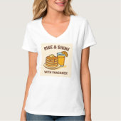 Fluffy Pannenkoeken & Vers Sinaasappel Juice – Ont T-shirt (Voorkant)